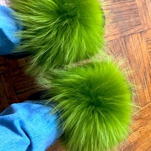 Green Raccoon Slides